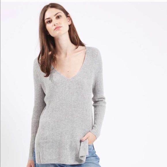 topshop v neck sweater